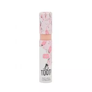 TOOT! Naturalny błyszczyk do ust różowy - Flamingo Kiss (5,5 ml) - odpowiedni do ust wrażliwych i alergicznych