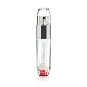 Travalo Perfume Pod Crystal napełniany atomizer do perfum srebrny