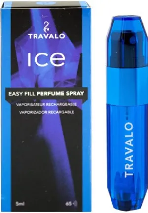 Travalo Perfume Pod Ice napełnialny rozpylacz perfum Blue 5 ml