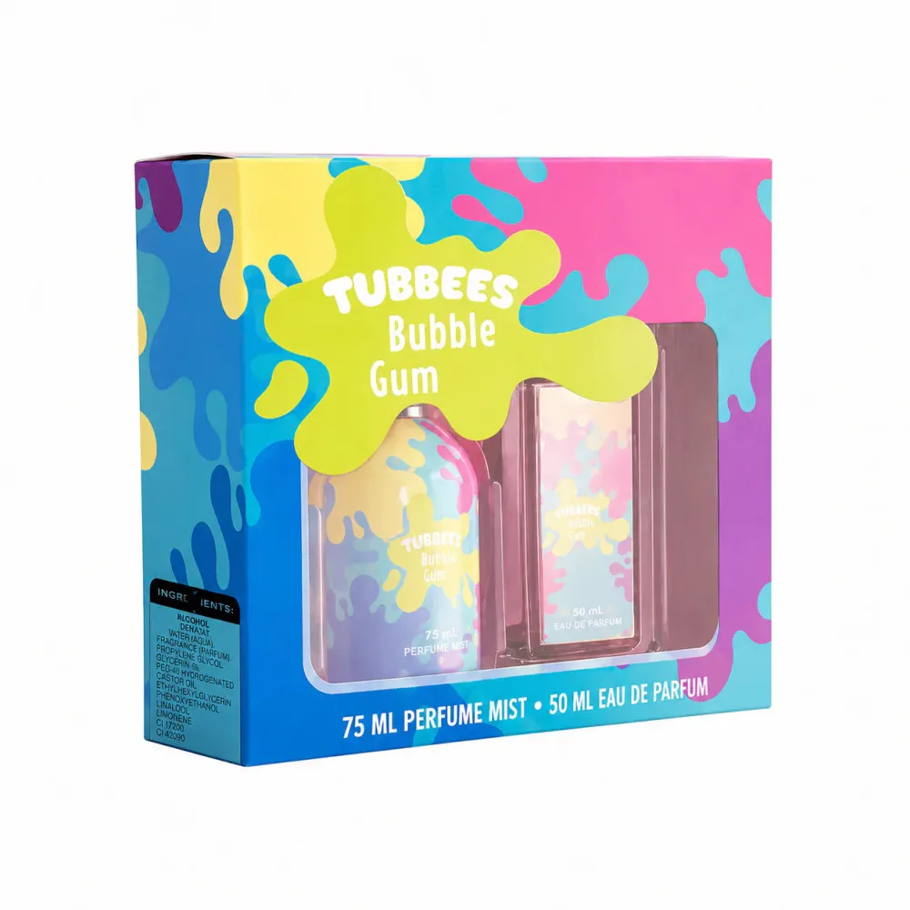 Tubbees Bubble Gum 50 ml + spray do ciała woda perfumowana unisex 75 ml