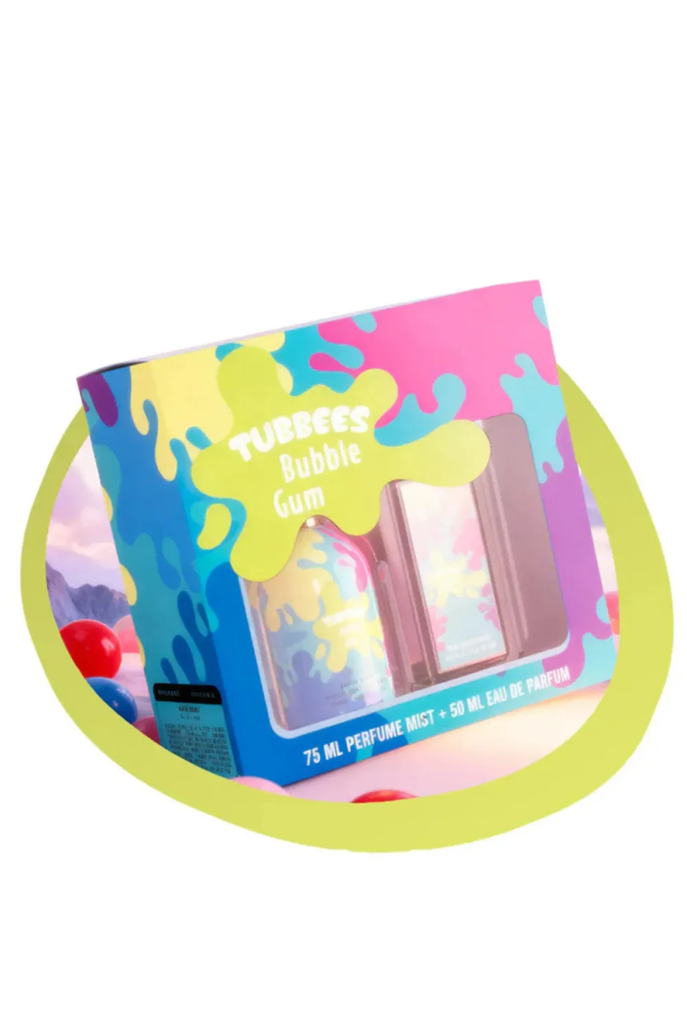 Tubbees Bubble Gum 50 ml + spray do ciała woda perfumowana unisex 75 ml