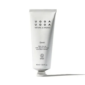 Uoga Uoga Delikatny peeling do twarzy z ekstraktem z pigwy Swirl (40 ml) - odpowiedni również dla skóry wrażliwej