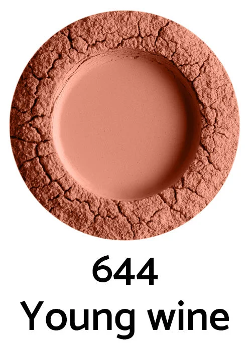 Uoga Uoga Mineralny sypki róż do policzków z bursztynem (5 g) 6405 Coral Charm - naturalne podkreślenie policzków w 3 odcieniach