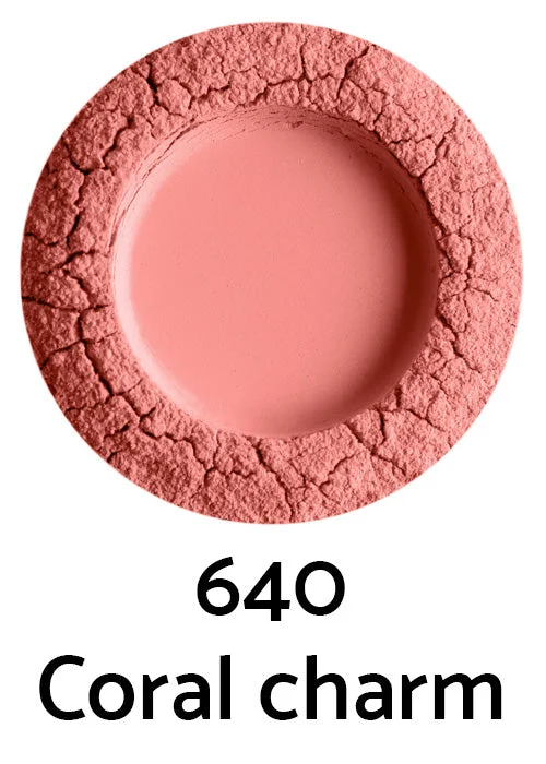 Uoga Uoga Mineralny sypki róż do policzków z bursztynem (5 g) 6435 Peachy - naturalne podkreślenie policzków w 3 odcieniach