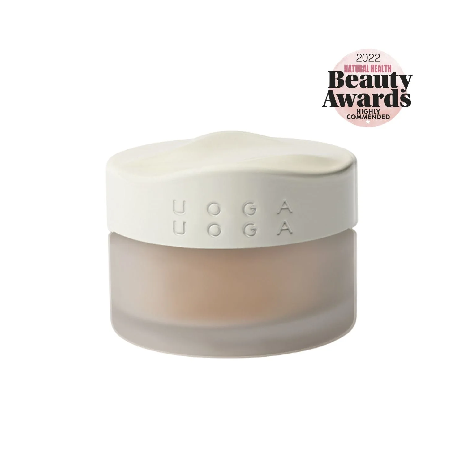 Uoga Uoga Mineralny podkład w pudrze z bursztynem (10 g) 636 Strawberry and Snow - lekki, naturalny, SPF 15