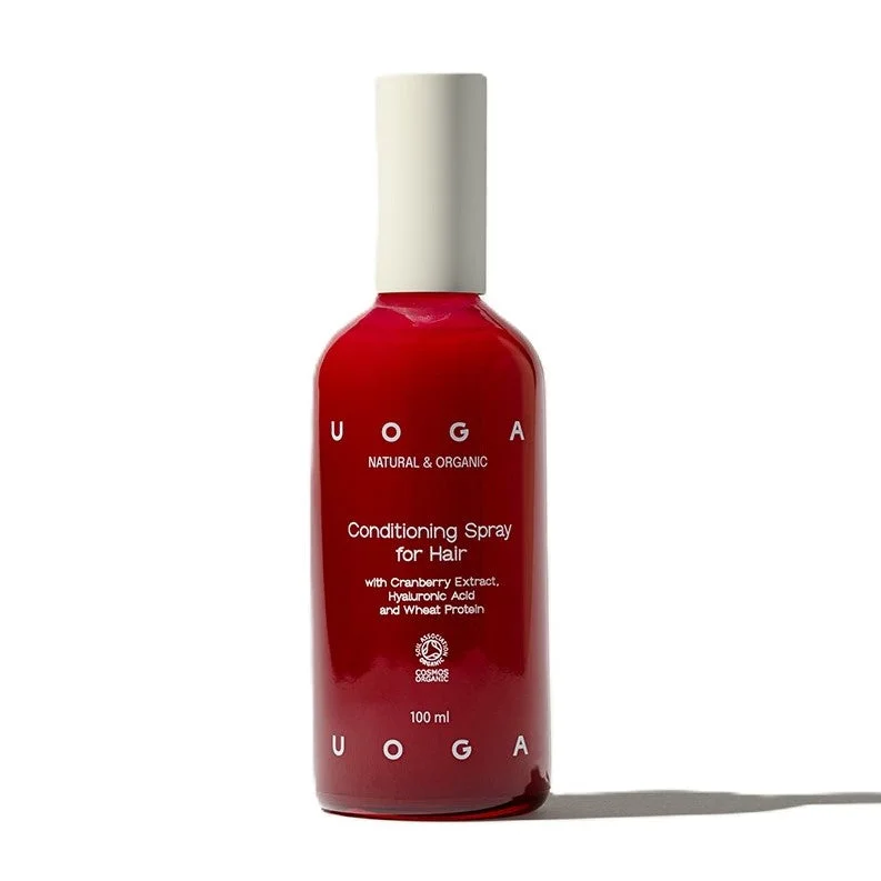 Uoga Uoga Regenerująca odżywka w sprayu z żurawiną i białkiem BIO (100 ml) - dla łatwego rozczesywania i połysku włosów
