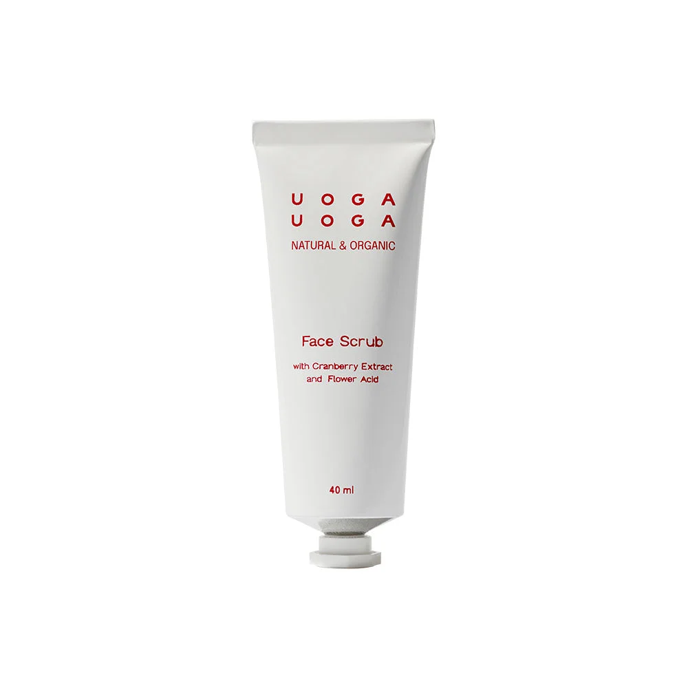 Uoga Uoga Regenerujący peeling do twarzy z żurawiną (40 ml) - dla gładszej i rozjaśnionej skóry