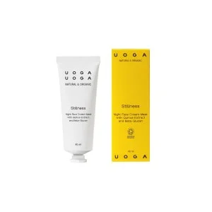 Uoga Uoga Odżywcza nocna maska do twarzy Stillness BIO (40 ml) - o intensywnym działaniu nawilżającym