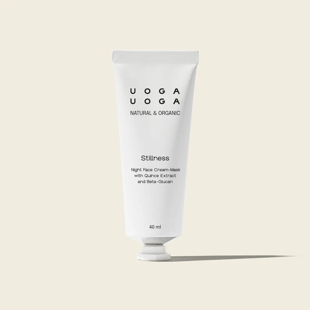 Uoga Uoga Odżywcza nocna maska do twarzy Stillness BIO (40 ml) - o intensywnym działaniu nawilżającym
