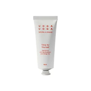 Uoga Uoga Odżywczy peeling do twarzy Time for Yourself z rokitnikiem (40 ml) - z olejkiem ze słodkiej pomarańczy