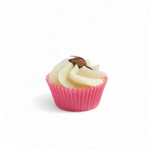 Velvety Argan Oil Bath Bomb - Rosehip Rose - Muffin (45 g)