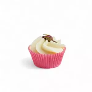 Velvety Argan Oil Bath Bomb - Rosehip Rose - Muffin (45 g)
