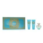 Pour Femme Dylan Turquoise + żel pod prysznic 100 ml + żel do ciała 100 ml + kosmetyczka woda toaletowa dla kobiet