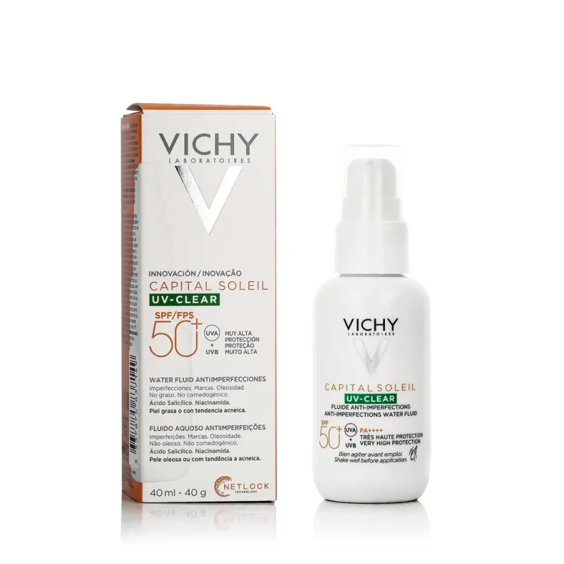 Capital Soleil UV-CLEAR fluid przeciw niedoskonałościom SPF 50+ 40 ml