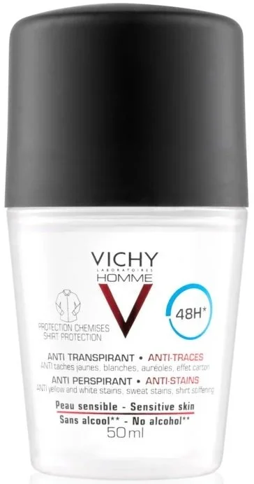 Homme 48h antyperspirant przeciw białym i żółtym plamom dla mężczyzn 50 ml