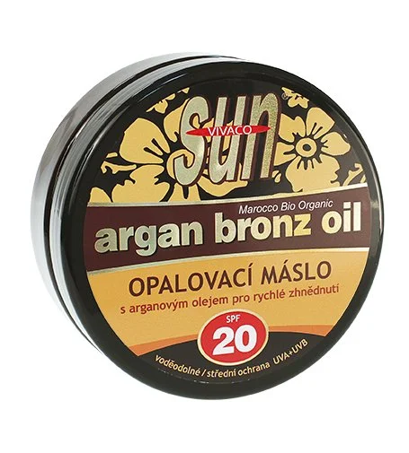 SUN Argan Bronz Oil masło do opalania z bio olejem arganowym SPF 20 200 ml
