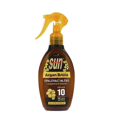 Sun Argan Bronz mleczko do opalania z olejem arganowym SPF 10 200 ml