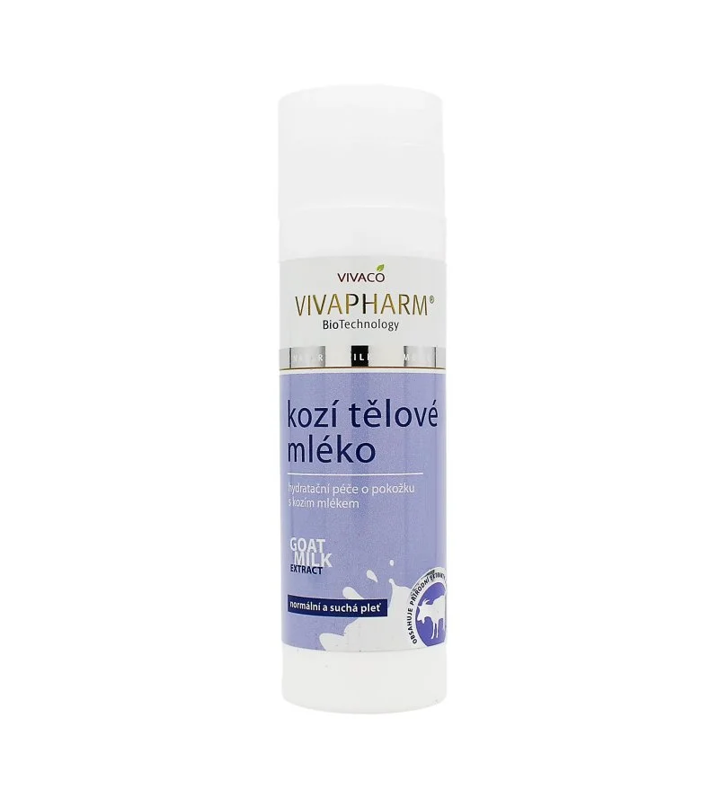 VivaPharm mleczko do ciała z mlekiem kozim 200 ml