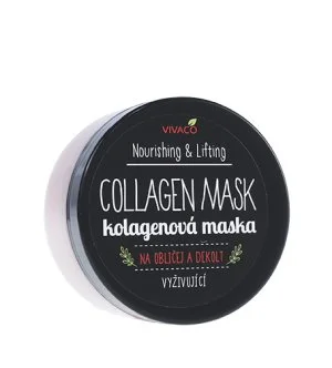 Vivaco Nourishing & Lifting Collagen Mask kolagenowa maska do twarzy i dekoltu