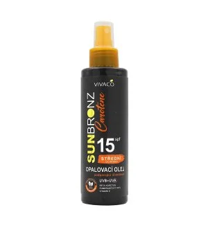 Vivaco Sun Bronz Carotene olejek do opalania SPF 15