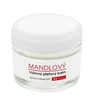 Vivaco Body Tip migdałowy odżywczy krem do twarzy do skóry suchej i wrażliwej