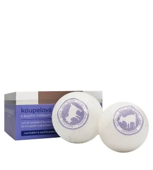 VivaPharm Kozia bomba kąpielowa z kozim mlekiem 2 x 75 g