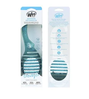 Wet Brush Shower Detangler szczotka do włosów Teal Glitter