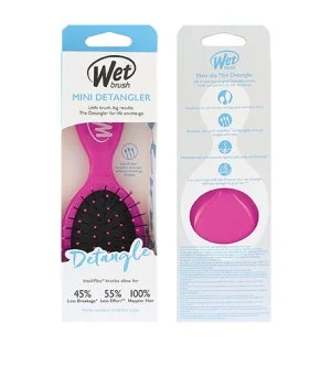 Wet Brush Mini Detangler szczotka do włosów różowa