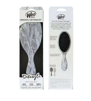 Wet Brush Original Detangler Metallic Marble szczotka do włosów Silver