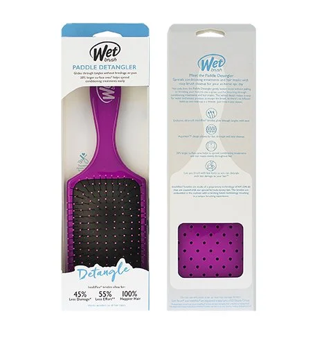 Paddle Detangler szczotka do włosów Purple