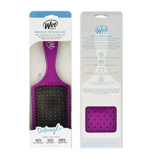 Wet Brush Paddle Detangler szczotka do włosów Purple