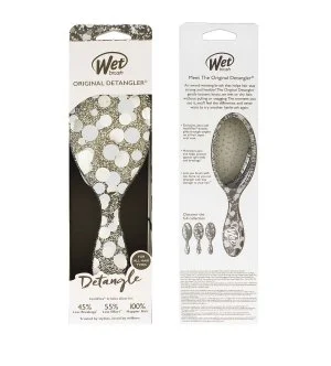 Wet Brush Original Detangler Groovy Disco szczotka do włosów Silver