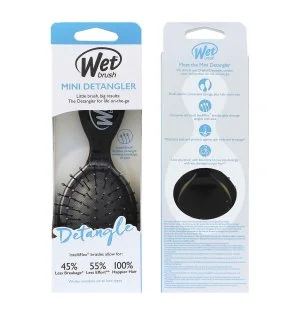 Wet Brush Mini Detangler szczotka do włosów Black