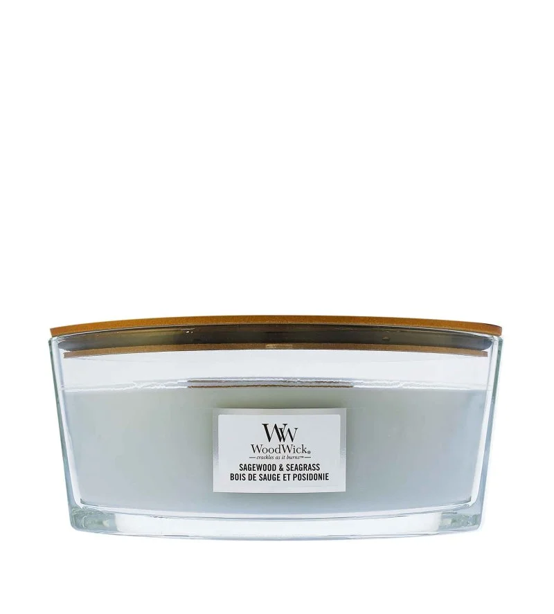 Sagewood & Seagrass świeca zapachowa z drewnianym knotem 453,6 g