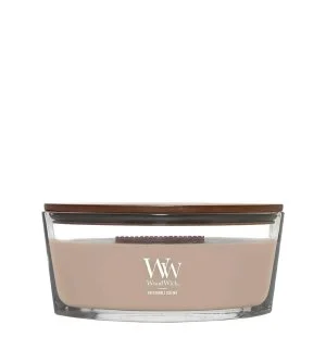 WoodWick Patchouli Créme świeca zapachowa z drewnianym knotem 453,6 g
