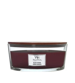 WoodWick Dark Cherry świeca zapachowa z drewnianym knotem 453,6 g