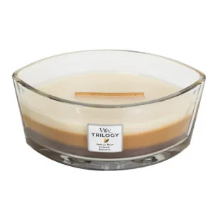 WoodWick Café Sweets świeca zapachowa z drewnianym knotem 453,6 g