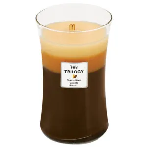 WoodWick Café Sweets świeca zapachowa z drewnianym knotem 609,5 g