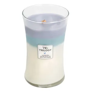 WoodWick Calming Retreat świeca zapachowa z drewnianym knotem dla kobiet
