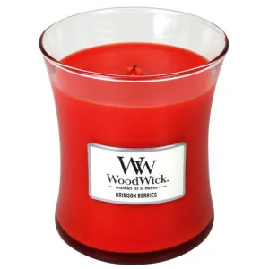 WoodWick Crimson Berries świeca zapachowa z drewnianym knotem 275 g