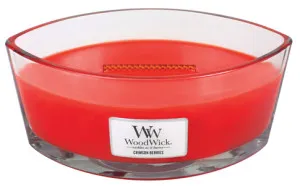 WoodWick Crimson Berries świeca zapachowa z drewnianym knotem 453,6 g