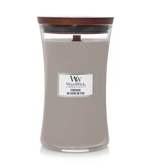 WoodWick Fireside świeca zapachowa z drewnianym knotem 609,5 g