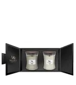 Zestaw prezentowy WoodWick Fireside, Linen WoodWick Fireside, Linen dárková sada