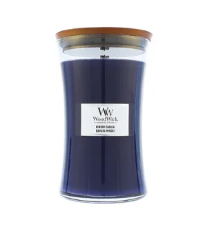 WoodWick Hinoki Dahlia świeca zapachowa z drewnianym knotem 609 g
