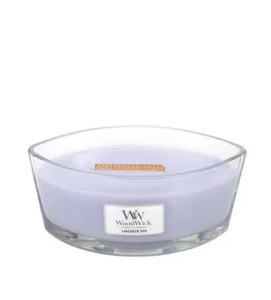 WoodWick Lavender Spa świeca zapachowa z drewnianym knotem 453,6 g