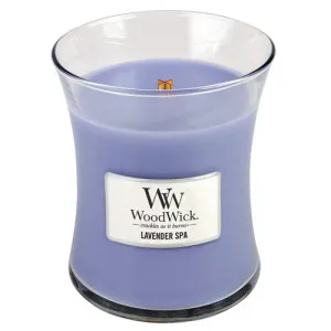 WoodWick Lavender Spa świeca zapachowa z drewnianym knotem dla kobiet
