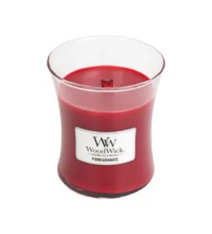 WoodWick Pomegranate świeca zapachowa z drewnianym knotem dla kobiet
