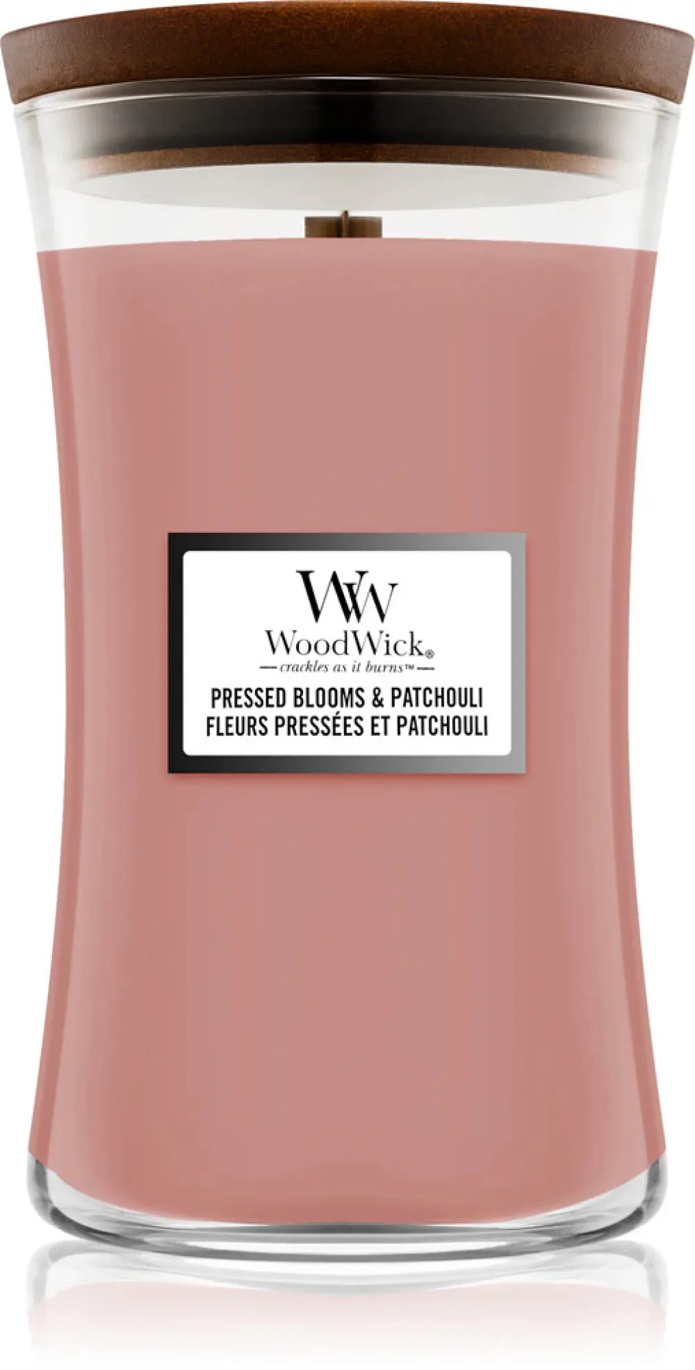 Pressed Blooms & Patchouli świeca zapachowa z drewnianym knotem 609,5 g