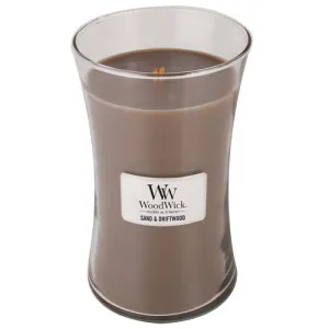WoodWick Sand & Driftwood świeca zapachowa z drewnianym knotem 609,5 g