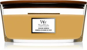 WoodWick Seaside Mimosa świeca zapachowa z drewnianym knotem 453,6 g